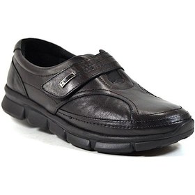 Resim Beety 604 Deri Siyah Ortopedik Kemik Çıkıntılı Kadın Ayakkabı Siyah 