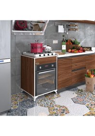 Resim Kenzlife Ankastre Modülü Kabini Lantanyum Cvz Fırın Ocak Dolabı S 