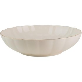 Resim Kütahya Porselen Bone Luz Altın File Çorba Kasesi 15cm 4 Lü Çok Renkli 