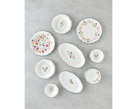 Resim English Home Botanic Porselen Kahvaltı Takımı 20 Parça 6 Kişilik Renkli 