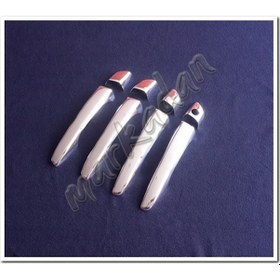 Resim Markadan Peugeot 2008 Sensörsüz Krom Kapı Kolu 2020 Sonrası 4 Kapı 8 Parça Paslanmaz Çelik 