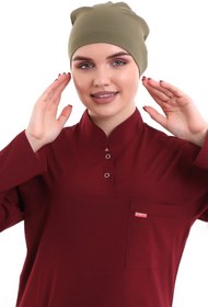 Resim Bilenn Tekstil Tesettür Bone - 4822 Haki 