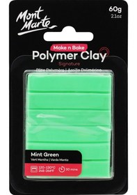 Resim Mm Make N Bake Polimer Kil Signature 60g - Mint Green 