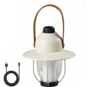 Resim Moveevo "v103 Taşınabilir Kamp Feneri - Usb-c Şarjlı, Ayarlanabilir Aydınlatma, Su Geçirmez, 2000mah Pil" Beyaz 