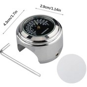 Resim 22-25mm Motosiklet Gidonu İzle Motosiklet Saat Su Geçirmez Motosiklet İzle Yellow İspanya Diğer 