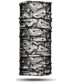 Resim Motosıklet Bandana-boyunluk Crt-137 Siyah - Gri 