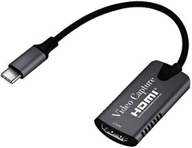 Resim Coverzone Type C Video Capture Yakalama Kartı Uçlu HDMI to Type-C PC Bilgisayar Video Yakalama (HDMI aktarma için Kullanılmaz) 