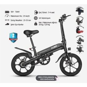 Resim Kuba S15 Rks Elektrikli Bisiklet 16" KBS15 