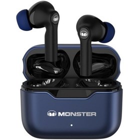 Resim Monster Xkt02 Bluetooth Spor Kulaklık - Kablosuz, Stereo Ses, Düşük Gecikme, Koşu İçin, Beyaz Mavi 