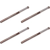 Resim Dadata 4x Yüksek Hızlı Çelik Düz Şaft 5mm 6-Flute El Raybası 3 3 Inç Uzunluk (Yurt Dışından) 