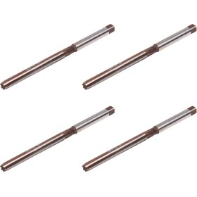 Resim Dadata 4x Yüksek Hızlı Çelik Düz Şaft 5mm 6-Flute El Raybası 3 3 Inç Uzunluk (Yurt Dışından) 