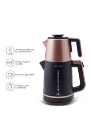 Resim Berry Tea XL 2in1 Çelik Demlikli Çay Makinesi ve Kettle Mulberry 