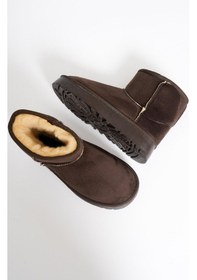 Resim Kadın Süet Bot Kahve Mia Kahverengi 