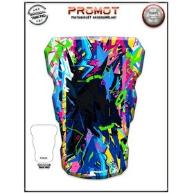 Resim Motosiklet 3d Kabartmalı Üniversal Tankpad 405 