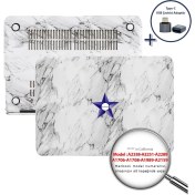 Resim McStorey Macbook Pro Kılıf 13inç M1-M2 A1706 A1708 A1989 A2159 A2251 A2289 A2338 ile Uyumlu F.Marble 