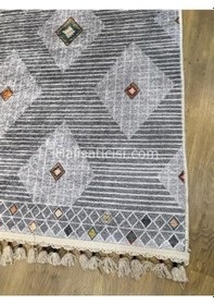 Resim Salerno Çamaşır Makinesinde Yıkanabilir Kilim Halı Hs1023 Çok Renkli 