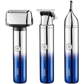 Resim Geeksen Razor 3'ü 1 Arada Alternatif Hareketli Tıraş Makinesi Kaş Düzeltici Elektrikli İtmeli Tıraş Makinesi Mavi 