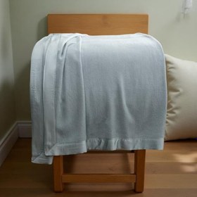 Resim ICON SILK%100 Saf İpek Premium Battaniye (150 cm * 210 cm, Tek Kişilik) 