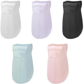 Resim Neevoyu Kadınlar İçin Uv Koruma Buzlu Ipek Yüz-boyun Maskesi, Soluk Nefes Alıcı Kumaş, Kulaklı Tasarım, Bisiklet, Balıkçılık Ve Dış Etkinlikler İçin Mavi Tek Boyut Mavi 