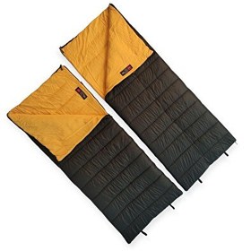 Resim Naturecamp Era 350 Plus -15 Derece Birleşebilir Çift Kişilik Yastıklı Haki Uyku Tulumu 