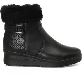 Resim Polaris 166605.Z4PR Siyah Kadın Dolgu Topuk Bot 