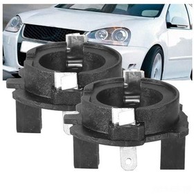 Resim Reedark Vw Golf Mk5 İçin H7 Led Far Adaptörü - Sabit Kurulum, Soketi Değiştirmeden, Dayanıklı Abs Malzeme, Çiftli Set 