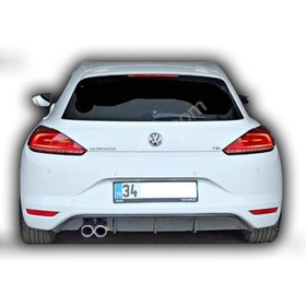 Resim Volkswagen Scirocco Yeni Kasa Sol Çıkış Difüzör Boyalı 