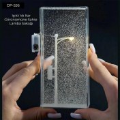 Resim Dempower Işıklı ve Kar Görünümlü Sokak Lambası Küre 