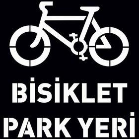 Resim Bisiklet Park Yeri Boyama Şablonu 