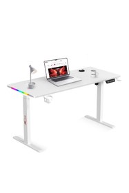 Resim XDrive Rüzgar Yükseklik Ayarlı Rgb Oyuncu & Çalışma Masası Beyaz ( 140x60 ) 