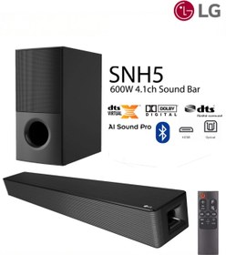Resim LG Zengin ve Derin Ses Yüksek performans 4.1 Kanal 600 W Soundbar 