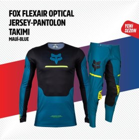 Resim Fox Siyah Turkuaz Jersey Pantolon Takımı 