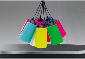 Resim Dekoratif Renkli Asılı Fener Seti, 10 Parça, Çok Renkli 