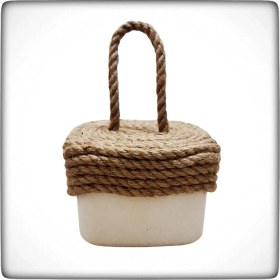 Resim Stoper - Kare Beton Kapı Stoperi Kapı Tutucu Kapı Durdurucu Kapı Tutacağı 