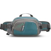 Resim Gajeena Spor Ve Outdoor Etkinlikler İçin Pratik Su Mataralı Bel Çantası - Erkek Ve Kadınlara Uygun Mavi 