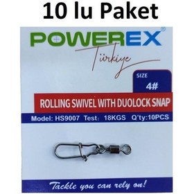 Resim Powerex Hs9007 No:4 Klipsli Fırdöndü 10 Adet 