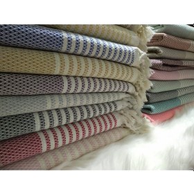 Resim Pamuklu Kaymaz Hasır Dokuma Maxi Kolları Kapatan Koltuk Örtüsü (1 