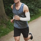 Resim 1 Çift Çok Renkli Sızdırmaz/Tüp Kolluk, Unisex, Serinletici Polyester Ice Sliky Fiber Kumaş Balıkçılık, Açık Hava Sporları ve Sürüş İçin Elde Yıkanabilir 