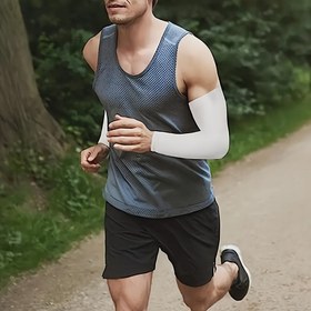 Resim 1 Çift Çok Renkli Sızdırmaz/Tüp Kolluk, Unisex, Serinletici Polyester Ice Sliky Fiber Kumaş Balıkçılık, Açık Hava Sporları ve Sürüş İçin Elde Yıkanabilir 