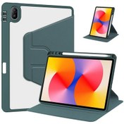 Resim Huawei Matepad Se 11 2024 İçin Kılıf Pu Deri Katlanabilir Stand Tablet Kılıfı 