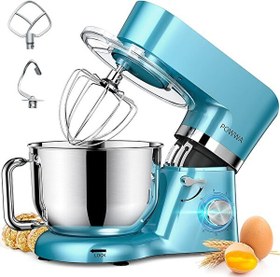 Resim Powwa Stand Mikser 1500W 6.2 QT (5.9 LT) Tilt-Head Elektrikli Mutfak Şefi 