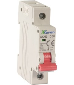 Resim Xkoren 6ka 1p C Tipi 50a Otomatik Sigorta 12 Adet Kutu 