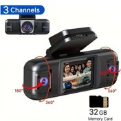 Resim Dream011 4 Kameralı Araç Kamerası 32gb Kartlı Ön Arka Sol Saç Kayıt 