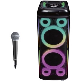 ACL ACS-6 80w Bluetooth Hoparlör | 2x8” Inç Speaker, Mikrofonlu Ve