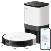 Resim Tp-link Tapo RV20 Mop Plus Çöp İstasyonlu Akıllı Robot Süpürge 