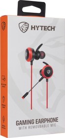 Resim Hytech Hy-Gk2 3,5 Oyuncu Gamer Esnek Mikrofonlu Kırmızı Kulakiçi Kulaklık 