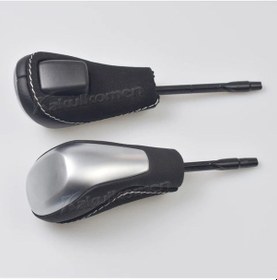 Resim Bmw X1 Vites Topuzu Alcantara Deri Gümüş Oem 2011-2013 