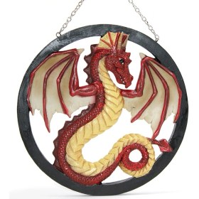 Resim Duvara Asmalı Polyester Dragon Pano 