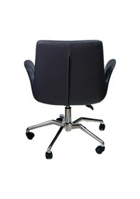 Resim Bilgisayar Çalışma Sandalyesi Örümcek Yıldız Ayaklı Antrasit Suni 