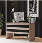 Resim L'occi Concept Diego A 140 Cm Ofis Çalışma Masası Meşe-siyah 